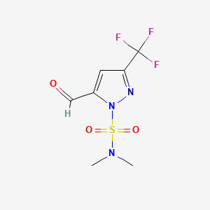 5-Formyl-N,N-dimethyl-3-(trifluoromethyl)pyrazole-1-sulfonamide