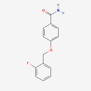molecular formula C14H12FNO2 B5817720 OUL35 derivative 32 