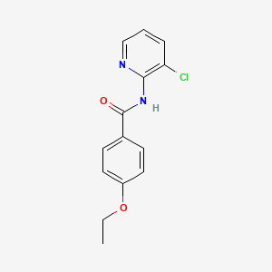 molecular formula C14H13ClN2O2 B5817739 N-(3-chloropyridin-2-yl)-4-ethoxybenzamide 