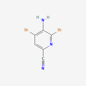 5-Amino-4,6-dibromopyridine-2-carbonitrile