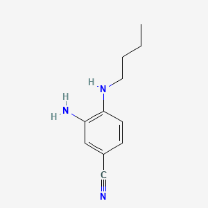 3-Amino-4-(butylamino)benzonitrile