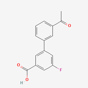 3-(3-Acetylphenyl)-5-fluorobenzoic acid