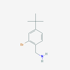(2-Bromo-4-tert-butylphenyl)methylamine