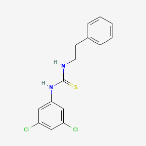 molecular formula C15H14Cl2N2S B5817841 1-(3,5-Dichlorophenyl)-3-(2-phenylethyl)thiourea 