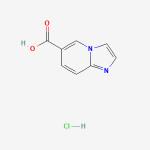 Imidazo[1,2-a]pyridine-6-carboxylic acid hydrochloride