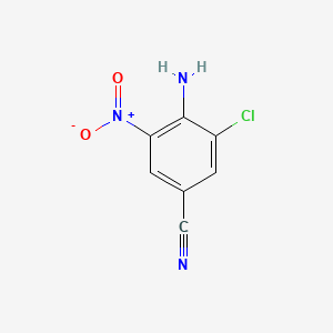 4-Amino-3-chloro-5-nitrobenzonitrile
