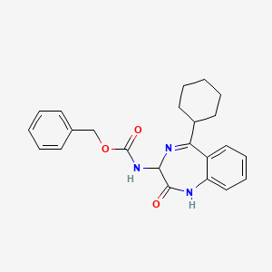 Z-(R,S)-3-amino-5-cyclohexyl-2-oxo-1,4-benzodiazepine