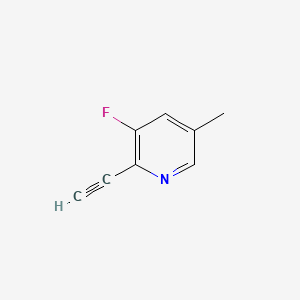 2-Ethynyl-3-fluoro-5-methylpyridine