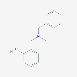 molecular formula C15H17NO B5817982 2-[[Benzyl(methyl)amino]methyl]phenol CAS No. 60460-63-1