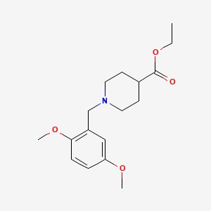 molecular formula C17H25NO4 B5818018 Ethyl 1-(2,5-dimethoxybenzyl)piperidine-4-carboxylate CAS No. 414881-73-5