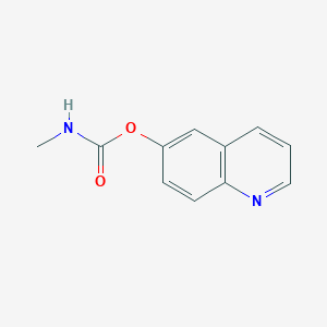 molecular formula C11H10N2O2 B5818060 quinolin-6-yl N-methylcarbamate 