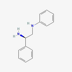 N-[(2R)-2-Amino-2-phenylethyl]aniline