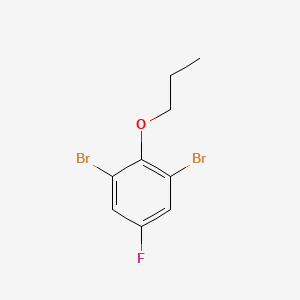 1,3-Dibromo-5-fluoro-2-propoxybenzene