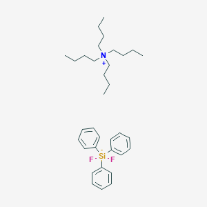 molecular formula C34H51F2NSi B058182 Tetrabutylammonium difluorotriphenylsilicate(IV) CAS No. 163931-61-1