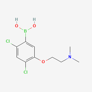 2,4-Dichloro-5-(2-(dimethylamino)ethoxy)phenylboronic acid