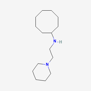 molecular formula C15H30N2 B5818272 N-(2-piperidin-1-ylethyl)cyclooctanamine 