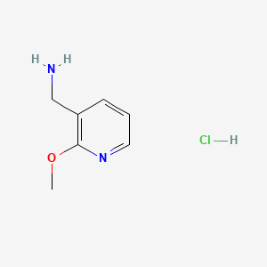 molecular formula C7H11ClN2O B581828 (2-Methoxypyridin-3-yl)methanamine hydrochloride CAS No. 1588441-13-7