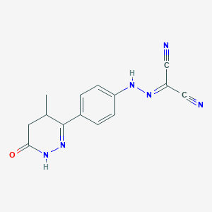 molecular formula C14H12N6O B058184 Simendan CAS No. 131741-08-7