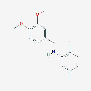 molecular formula C17H21NO2 B5818528 N-(3,4-dimethoxybenzyl)-2,5-dimethylaniline 