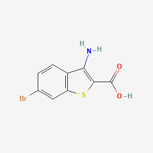 3-Amino-6-bromo-1-benzothiophene-2-carboxylic acid