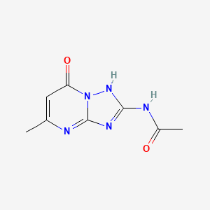 molecular formula C8H9N5O2 B5818810 N-{7-HYDROXY-5-METHYL-[1,2,4]TRIAZOLO[1,5-A]PYRIMIDIN-2-YL}ACETAMIDE 