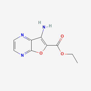 Ethyl 7-aminofuro[2,3-b]pyrazine-6-carboxylate