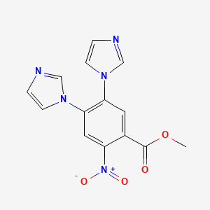 Methyl 4,5-Di(1-imidazolyl)-2-nitrobenzoate