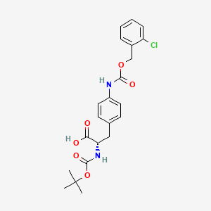 (S)-2-((tert-Butoxycarbonyl)amino)-3-(4-((((2-chlorobenzyl)oxy)carbonyl)amino)phenyl)propanoic acid