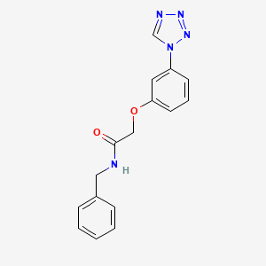molecular formula C16H15N5O2 B5819041 N-benzyl-2-[3-(tetrazol-1-yl)phenoxy]acetamide 