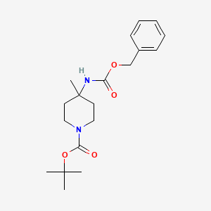 tert-Butyl 4-(((benzyloxy)carbonyl)amino)-4-methylpiperidine-1-carboxylate