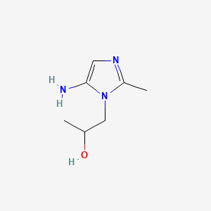 1-(5-Amino-2-methylimidazol-1-yl)propan-2-ol