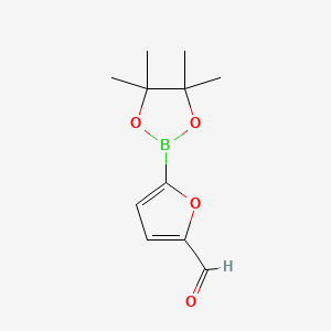 5-(4,4,5,5-Tetramethyl-1,3,2-dioxaborolan-2-yl)furan-2-carbaldehyde
