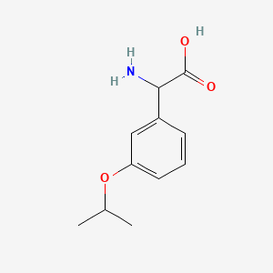 Amino(3-isopropoxyphenyl)acetic acid