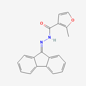 molecular formula C19H14N2O2 B5819218 N'-(9H-fluoren-9-ylidene)-2-methyl-3-furohydrazide CAS No. 5474-40-8