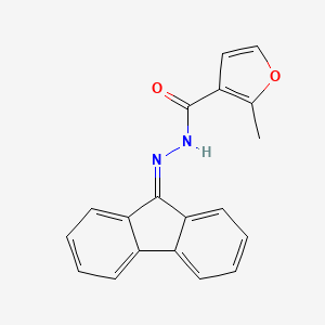B5819218 N'-9H-fluoren-9-ylidene-2-methyl-3-furohydrazide CAS No. 5474-40-8