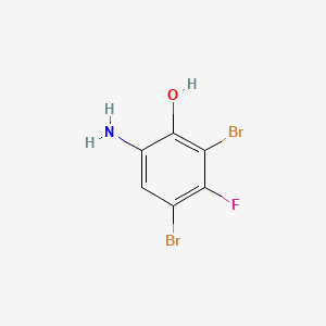 6-Amino-2,4-dibromo-3-fluorophenol