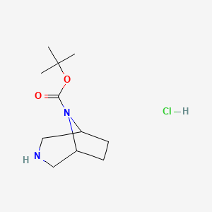tert-Butyl 3,8-diazabicyclo[3.2.1]octane-8-carboxylate hydrochloride
