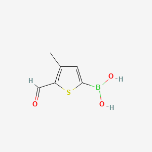 (5-Formyl-4-methylthiophen-2-yl)boronic acid