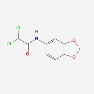molecular formula C9H7Cl2NO3 B5819349 N-(1,3-benzodioxol-5-yl)-2,2-dichloroacetamide 