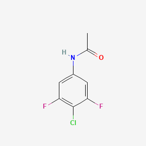 molecular formula C8H6ClF2NO B581945 N-(4-chloro-3,5-difluorophenyl)acetamide CAS No. 457-30-7