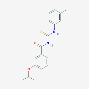 molecular formula C18H20N2O2S B5819454 N-[(3-methylphenyl)carbamothioyl]-3-(propan-2-yloxy)benzamide 