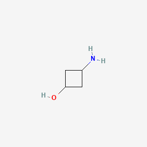 molecular formula C4H9NO B581946 3-Aminocyclobutanol CAS No. 4640-44-2