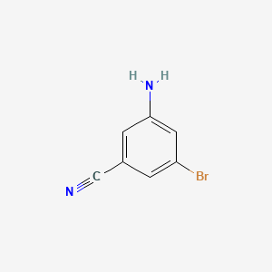molecular formula C7H5BrN2 B581949 5-氨基-3-溴苯甲腈 CAS No. 49674-16-0