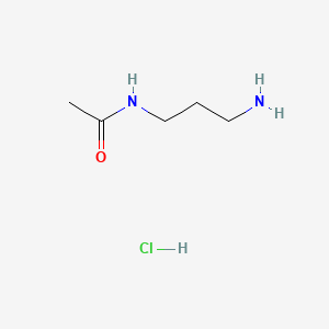 molecular formula C5H13ClN2O B581954 N-(3-aminopropyl)acetamide hydrochloride CAS No. 53186-44-0