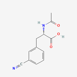 molecular formula C12H12N2O3 B581962 Ac-D-Phe(3-cn)-OH CAS No. 599178-70-8
