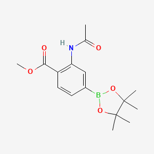 Methyl 2-acetamido-4-(4,4,5,5-tetramethyl-1,3,2-dioxaborolan-2-yl)benzoate