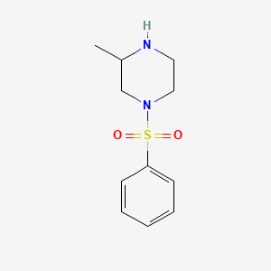 1-Benzenesulfonyl-3-methyl-piperazine