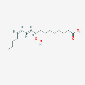 molecular formula C18H32O4 B058198 （10E,12Z）-9-氢过氧化十八碳-10,12-二烯酸 CAS No. 5502-91-0