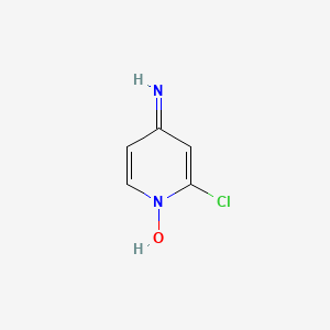 4-Amino-2-chloropyridin-1-ium-1-olate