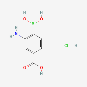 3-Amino-4-boronobenzoic acid hydrochloride